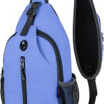 WATERFLY Crossbody Sling Backpack Sling Bag Travel Hiking Chest Bag Daypack